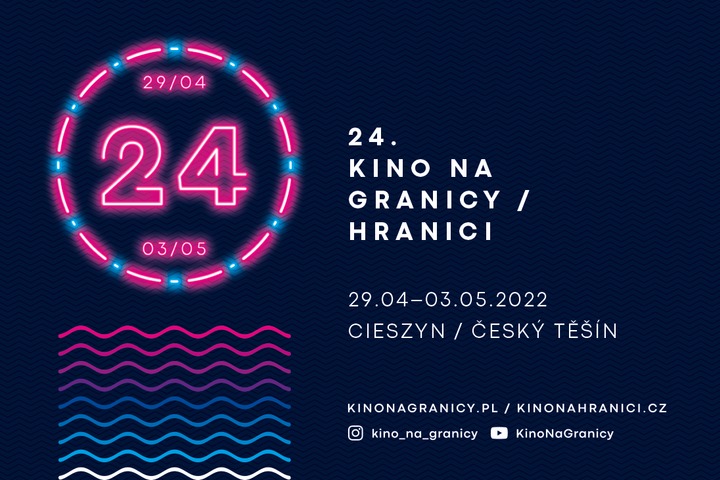 Záře neonů na plakátu 24. Kina na hranici